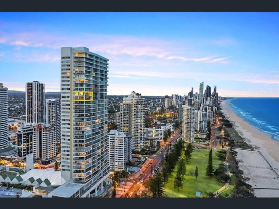 Air On Broadbeach Beachfront 2Level Stunning Apartment With 180 Degree Views Gold Coast Luaran gambar